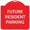 Signmission Future Resident Parking Heavy-Gauge Aluminum Architectural Sign, 18" x 18", RW-1818-9974 A-DES-RW-1818-9974 - alternate 1